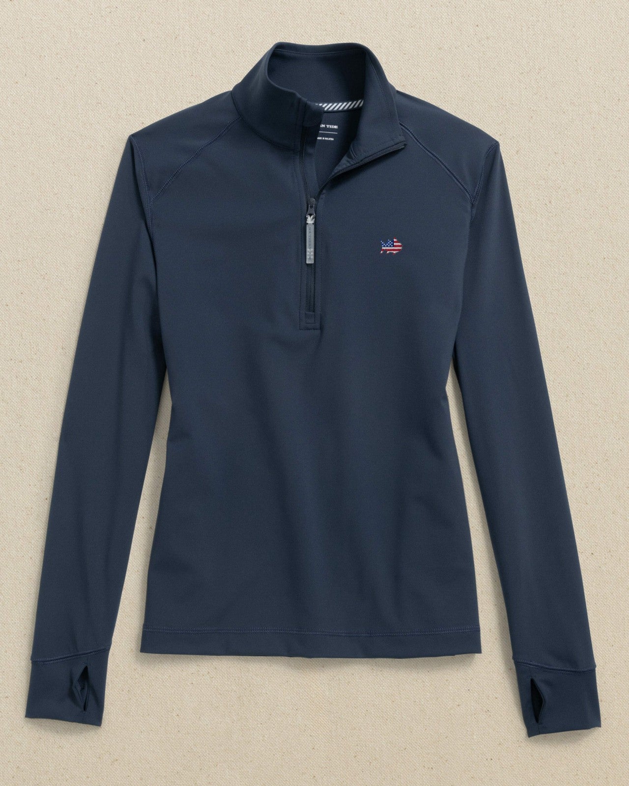 USA Flag Skipjack Runaround Quarter Zip Southern Tide Limited Offer