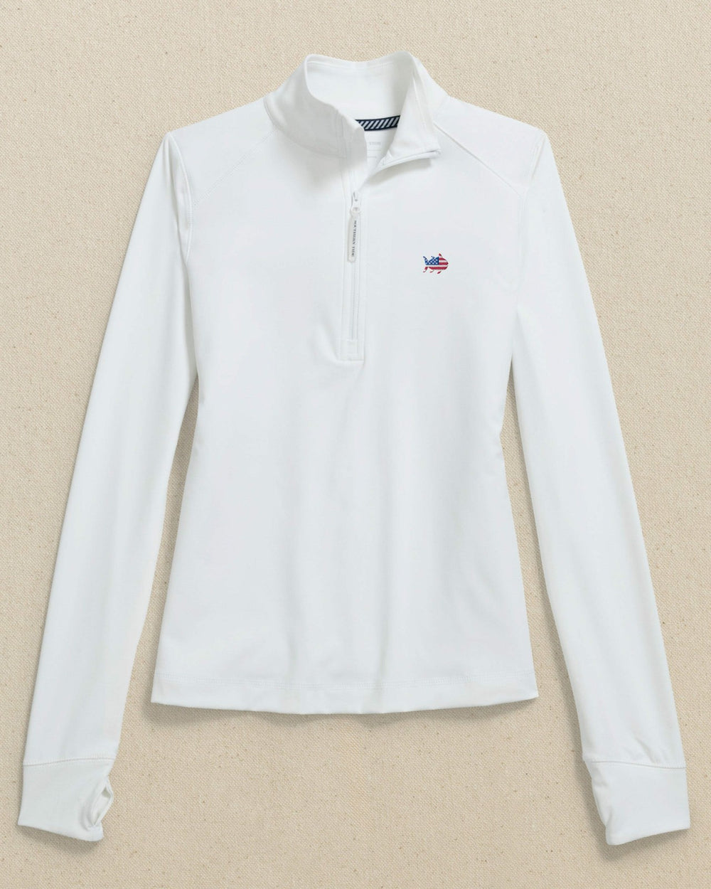 USA Flag Skipjack Runaround Quarter Zip Southern Tide Limited Offer