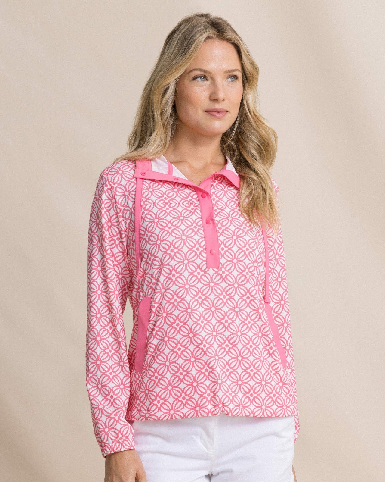 Calie Printed Popover Southern Tide On Sale