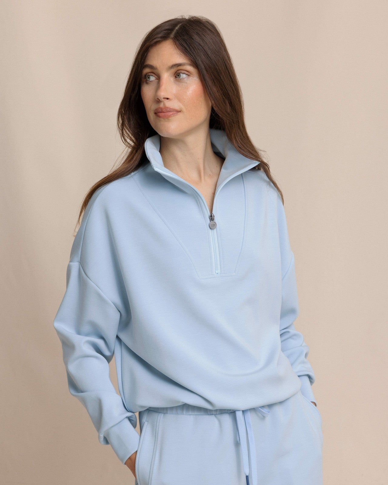 Danielle Luxe Lounge Quarter Zip Southern Tide Discount