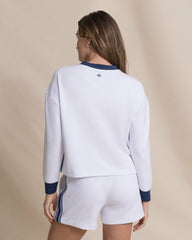 Sabina Sweatshirt with Side Stripe Southern Tide Hot Deal