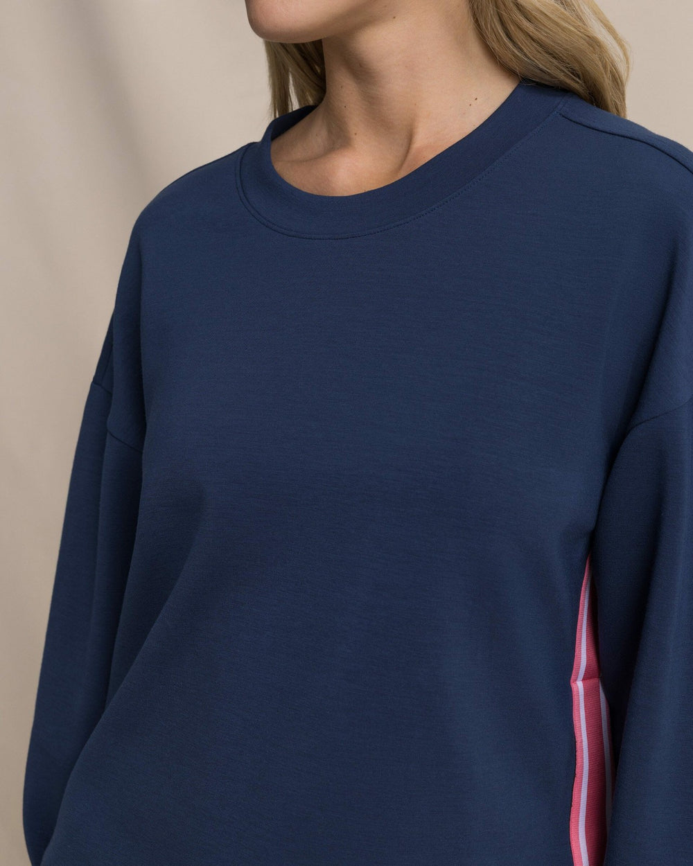 Sabina Sweatshirt with Side Stripe Southern Tide Hot Deal