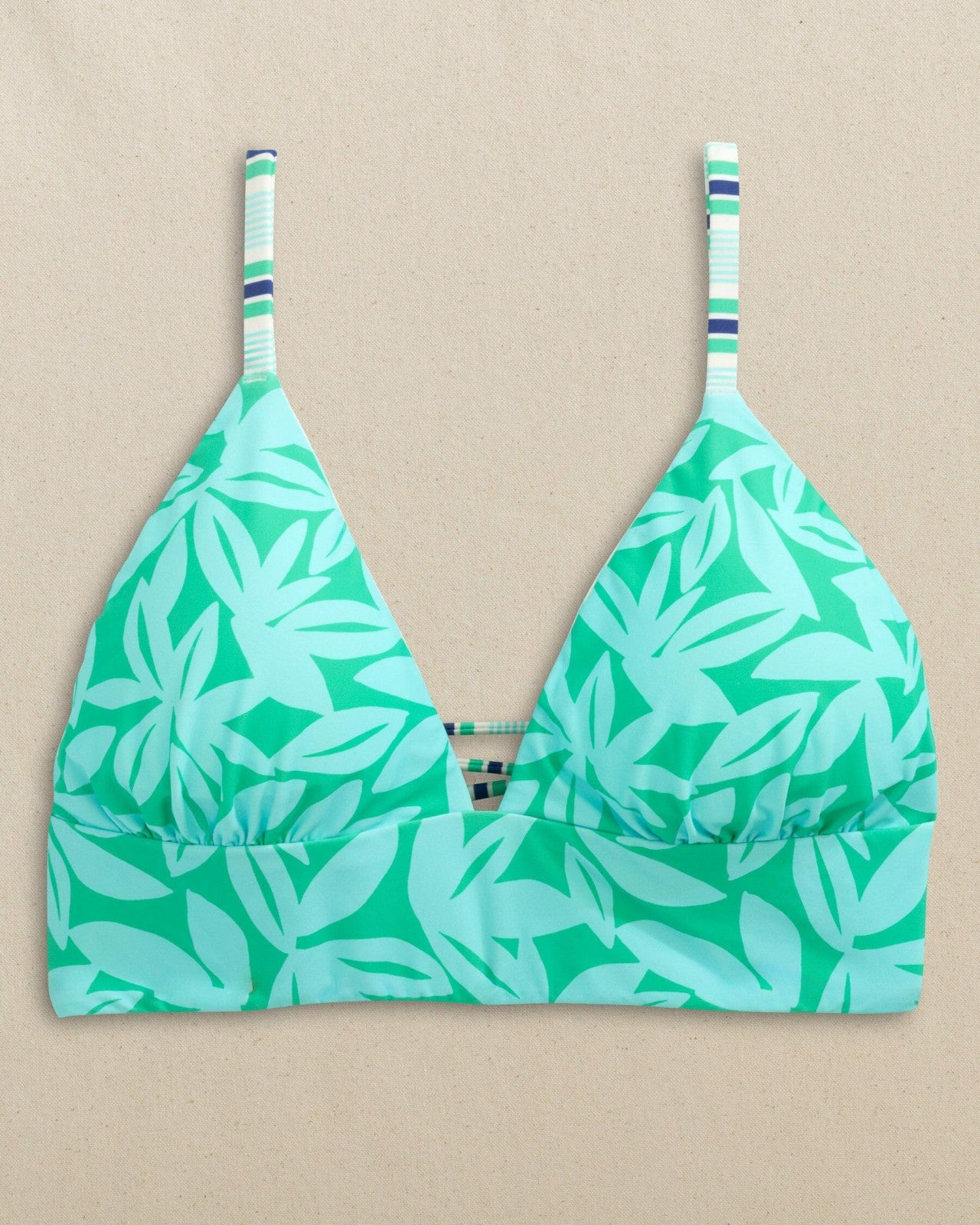 Reversible Tropical Stripe Banded Bikini Top Southern Tide Limited Offer