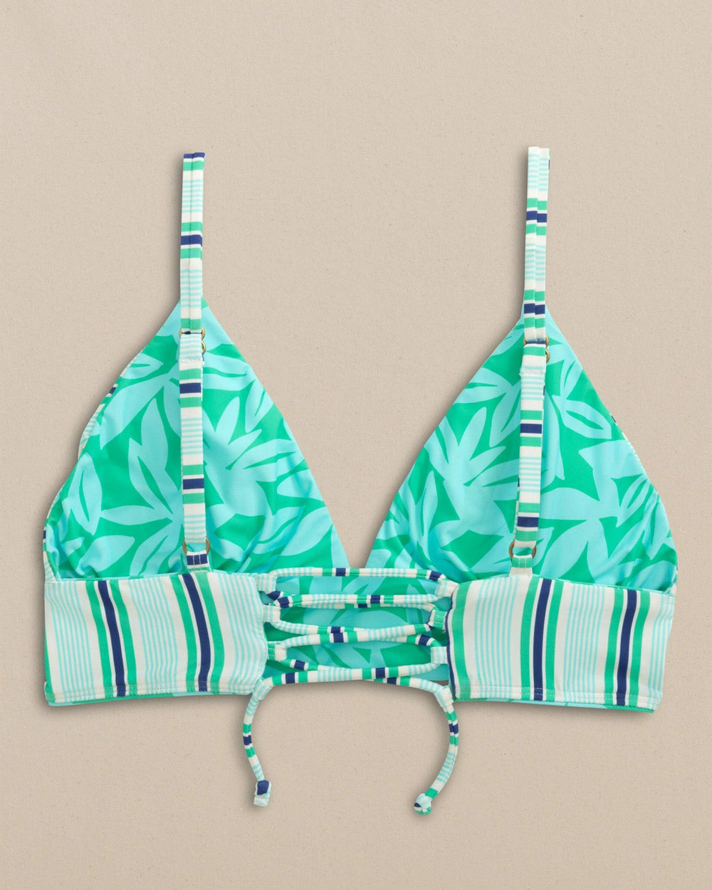 Reversible Tropical Stripe Banded Bikini Top Southern Tide Limited Offer
