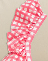 Gingham Banded Ruffle Bikini Top Southern Tide On Sale
