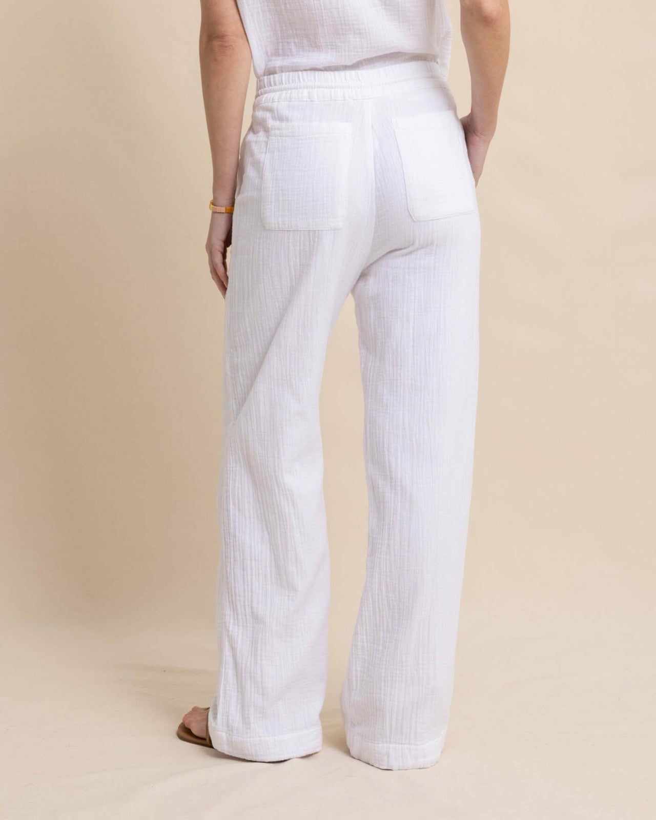 Laken Wide Leg Pant - Classic White Southern Tide Special Offer