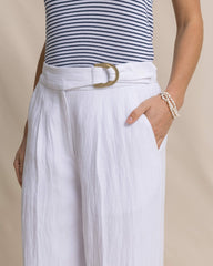 Addilyn Belted Wide Leg Pants Southern Tide Discounted