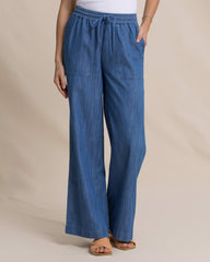 Laken Denim Wide Leg Pant Southern Tide Outlets