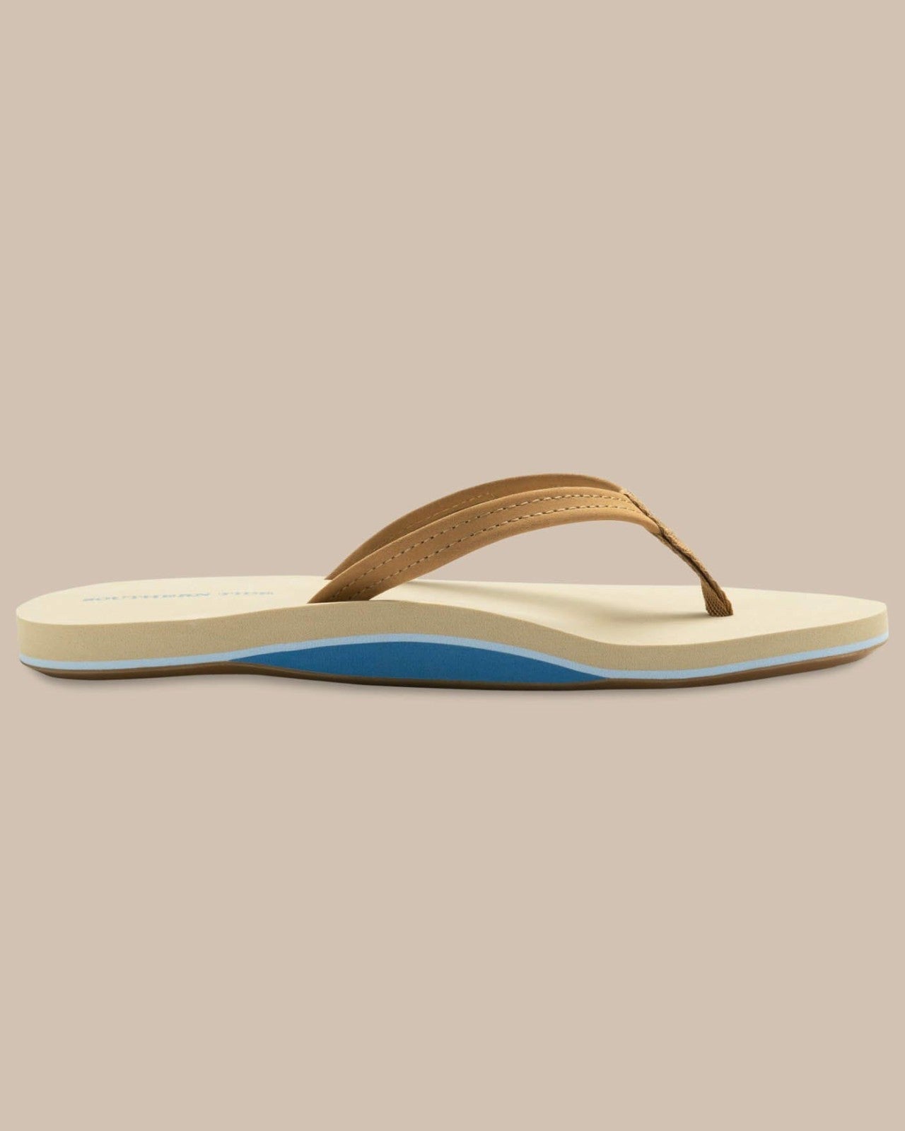 Brown Leather Flip Flops Southern Tide Exclusive Deal