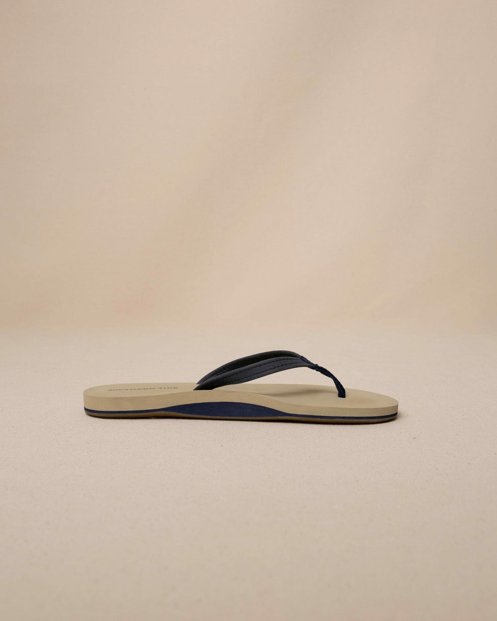 Navy Leather Flip Flops Southern Tide Value Deal