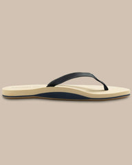 Navy Leather Flip Flops Southern Tide Value Deal