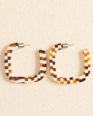 Midi Square Hoop Earrings Southern Tide Hot Deal