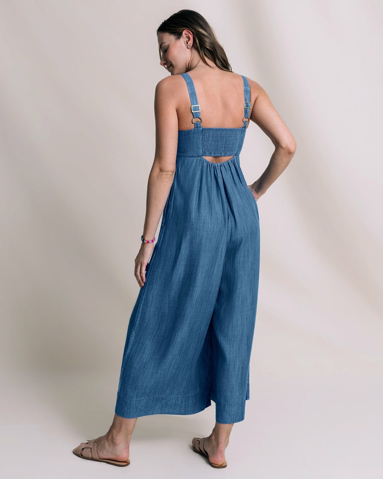 Nina Denim Jumpsuit Southern Tide Savings