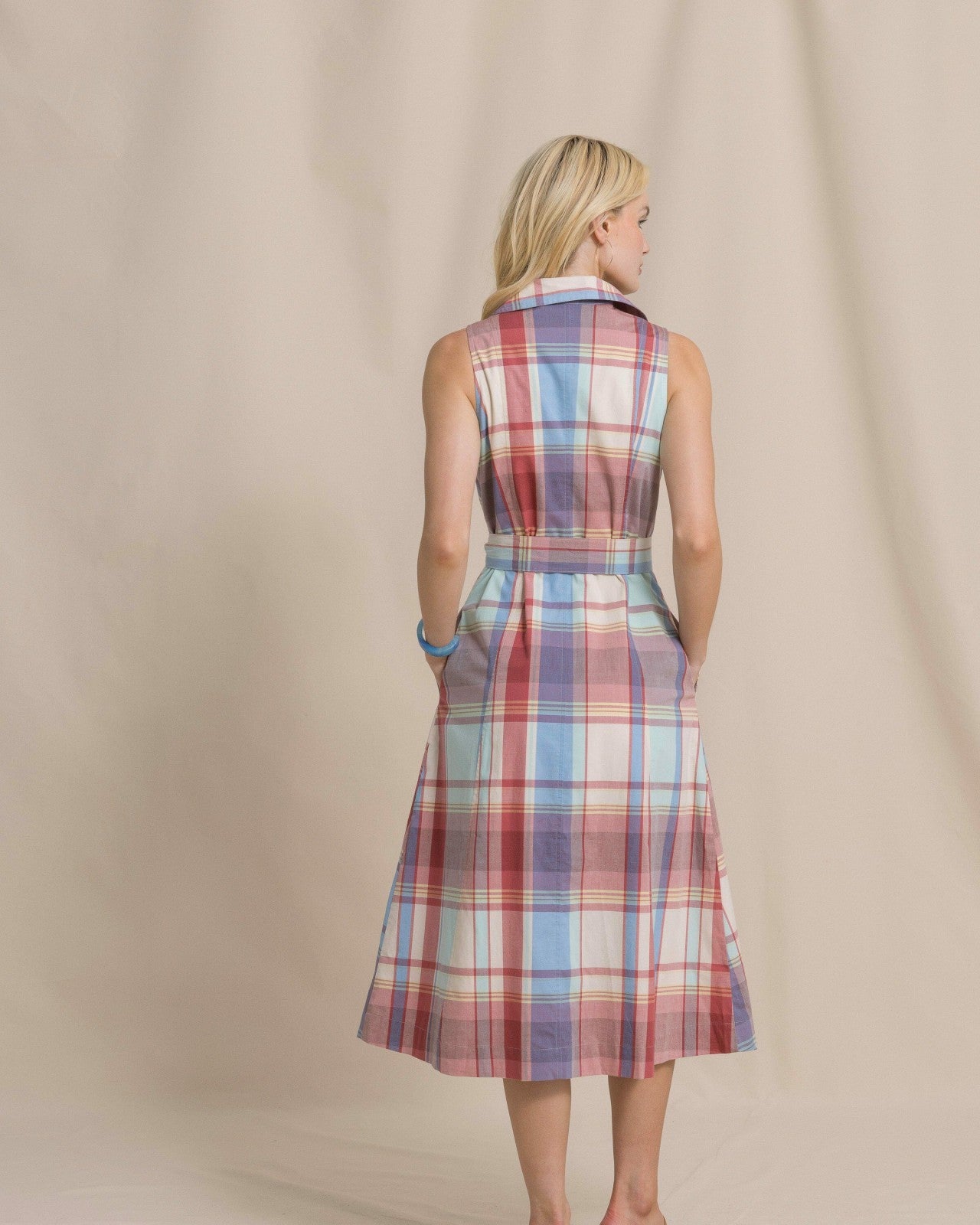 Whitley Madras Midi Dress Southern Tide Exclusive Deal