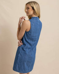 Adelyn Denim Dress Southern Tide On Sale