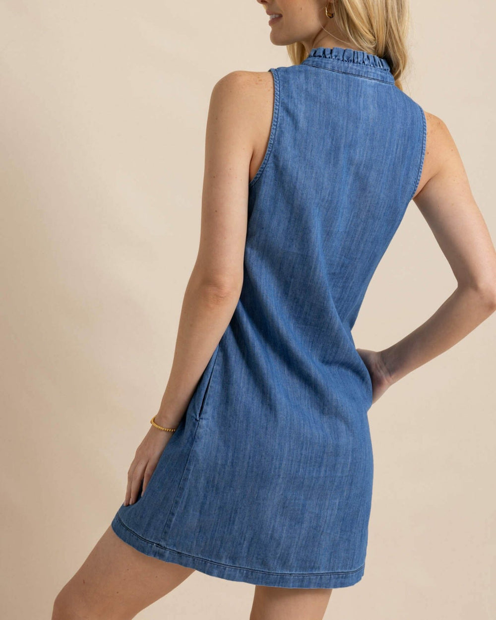Adelyn Denim Dress Southern Tide On Sale