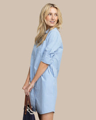 Cam Stripe Poplin Dress - Blue Fin Southern Tide Discount