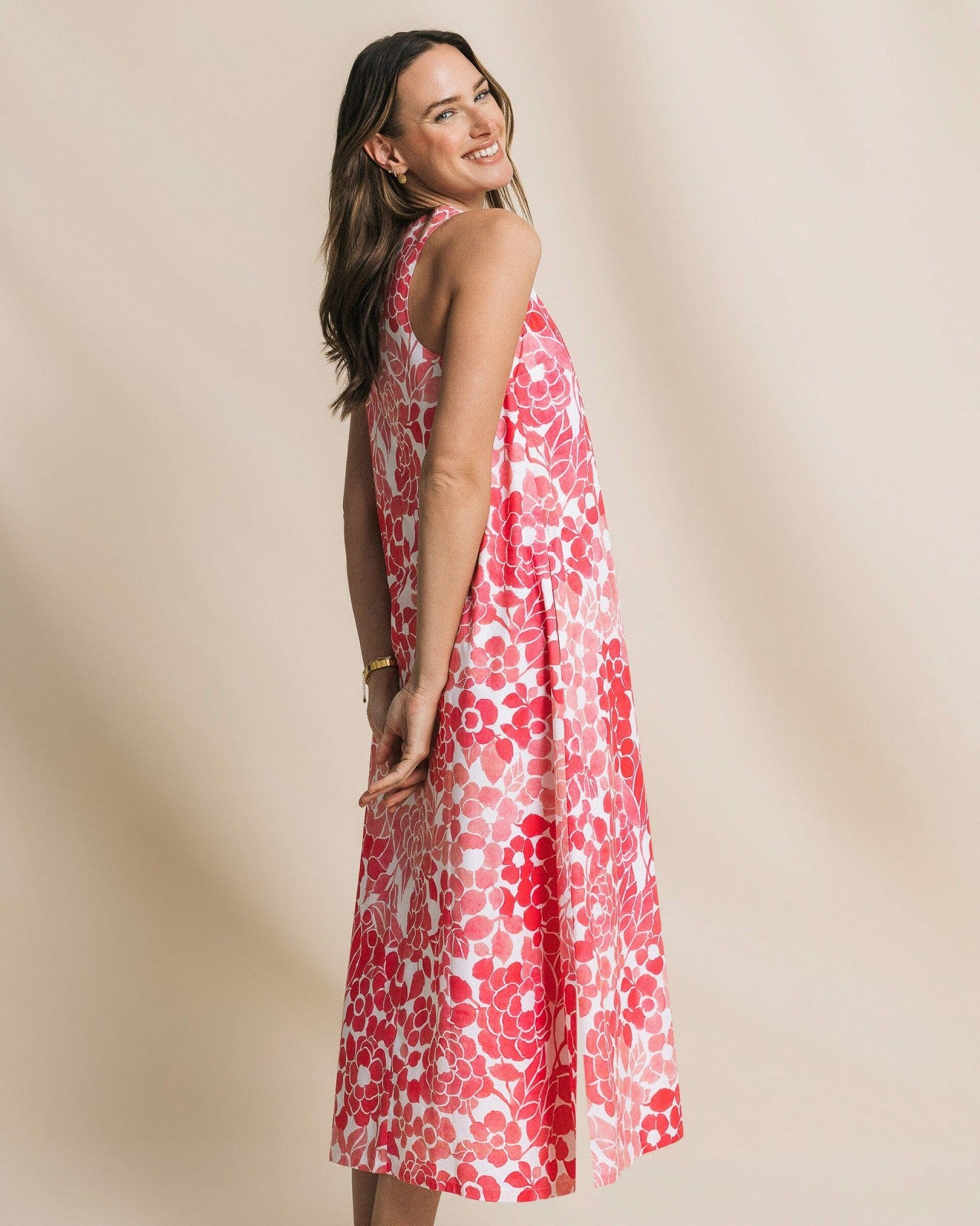 Serena Printed Maxi Dress Southern Tide Hot Deal