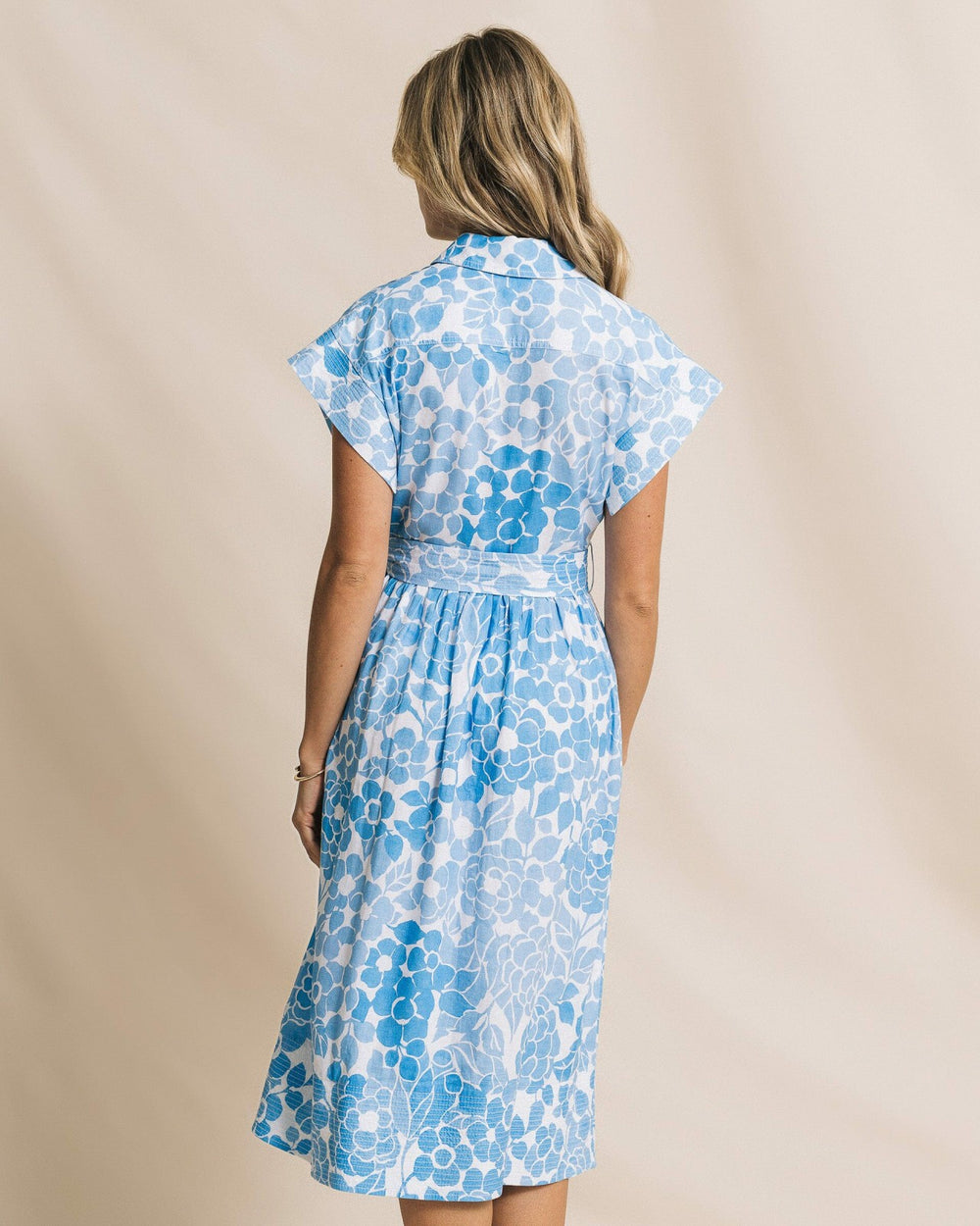 Tinley Printed Belted Midi Shirtdress Southern Tide Outlets