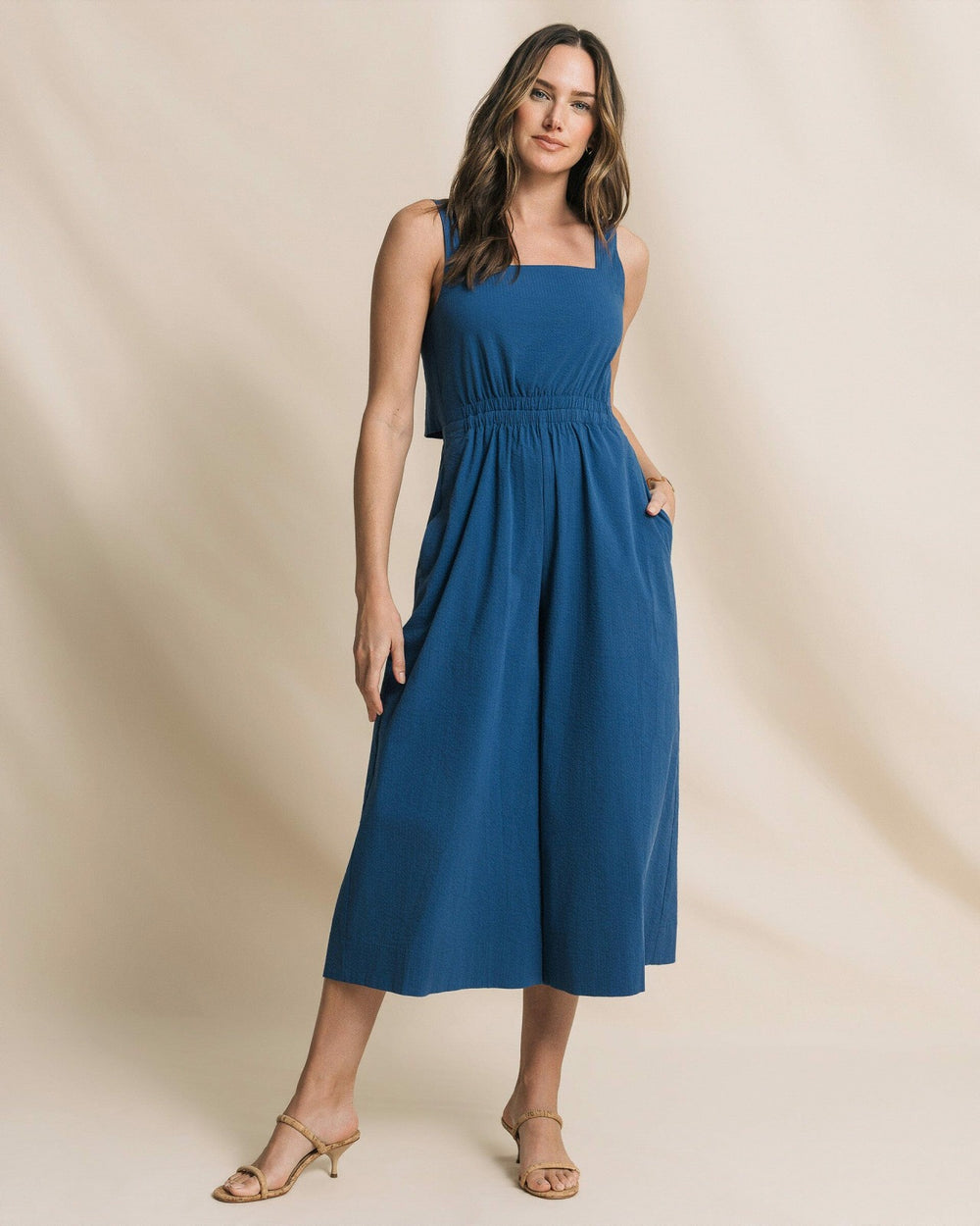 Jill Seersucker Jumpsuit Southern Tide Limited Offer
