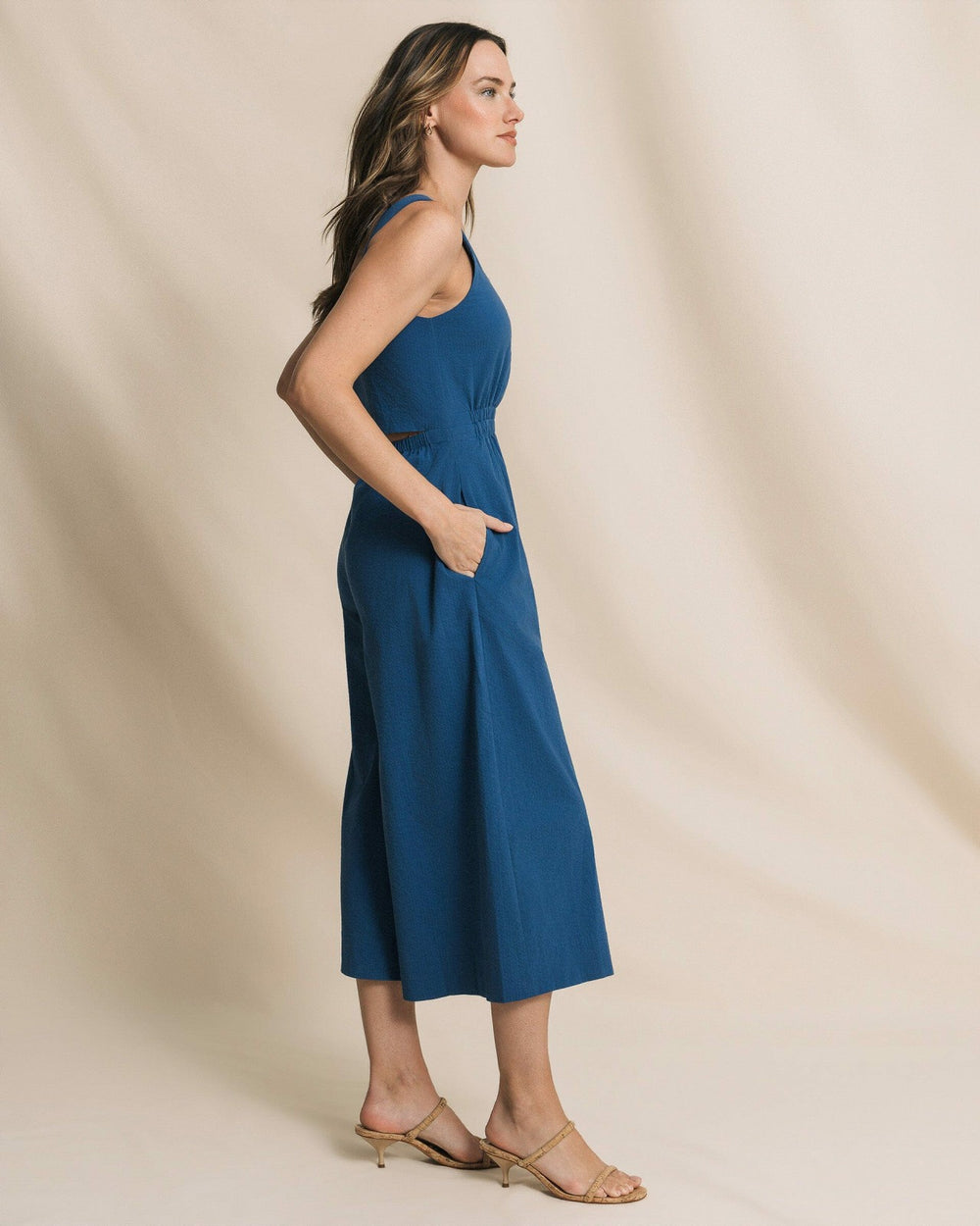 Jill Seersucker Jumpsuit Southern Tide Limited Offer