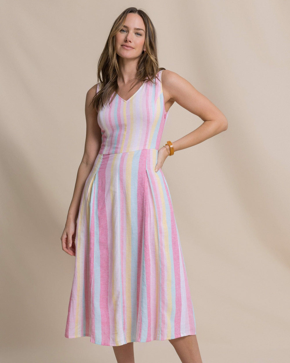 Charmaine Gored Midi Dress Southern Tide Sale