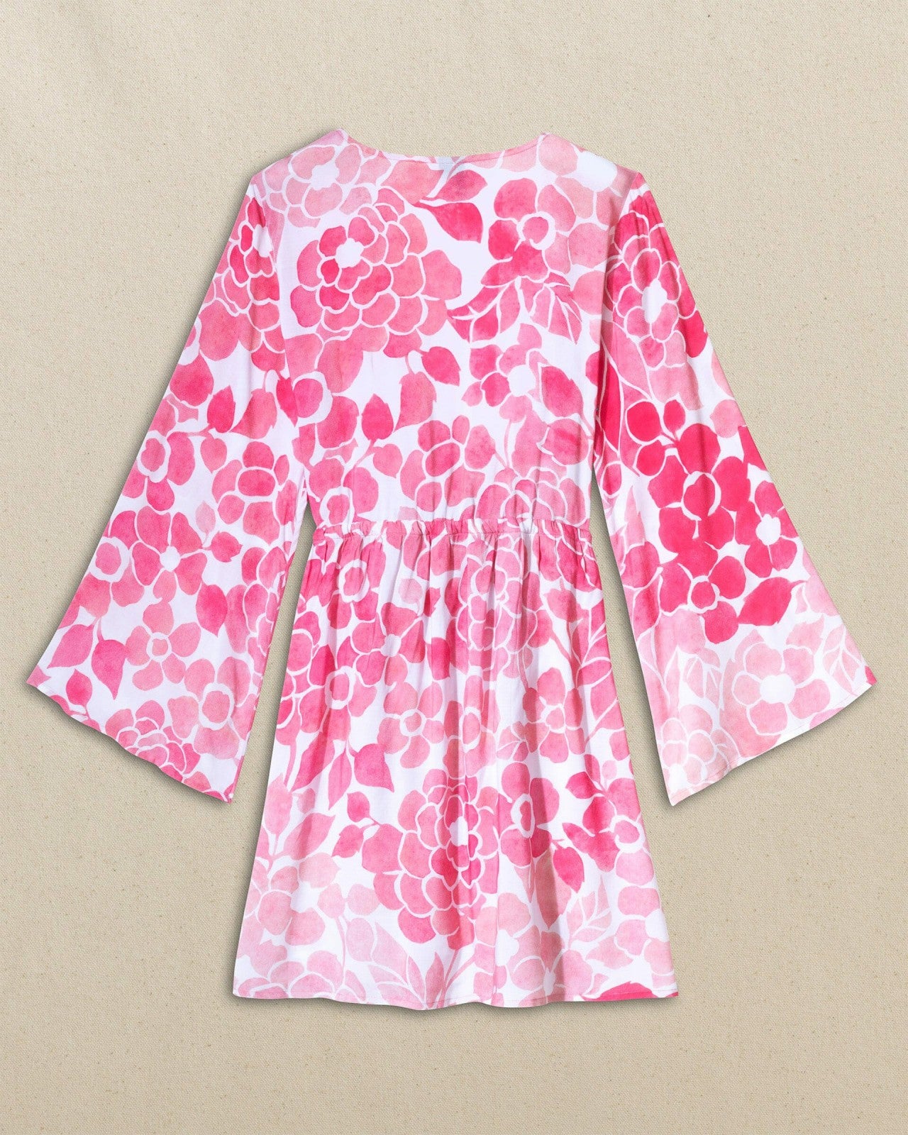Floral Bell Sleeve Short Tunic Cover-Up Southern Tide On Sale