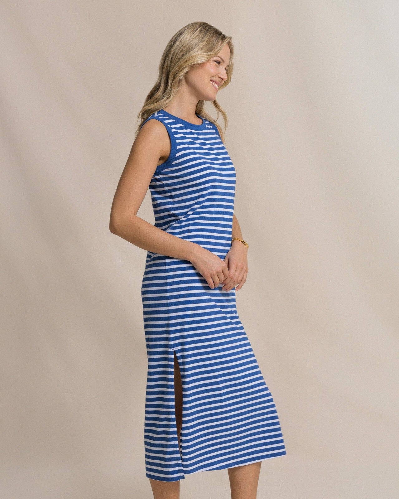 Ramona Stripe Midi Tank Dress Southern Tide Savings