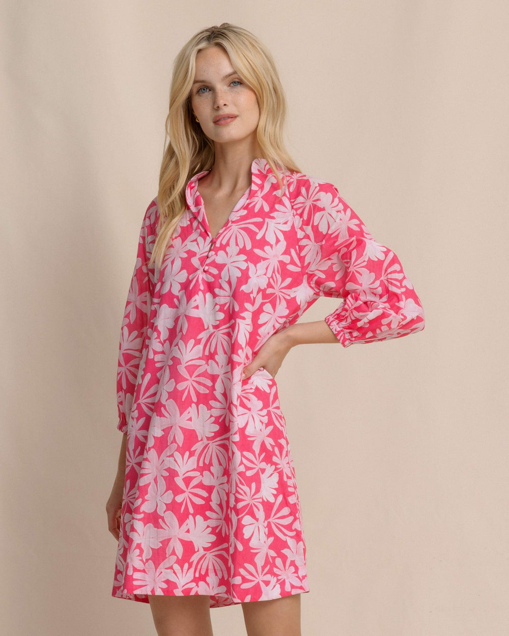 Mandy Bubble Sleeve Dress Southern Tide On Sale