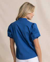 Payge Solid Poplin Top Southern Tide Discount