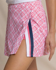Amber Printed Active Skort Southern Tide Special Offer