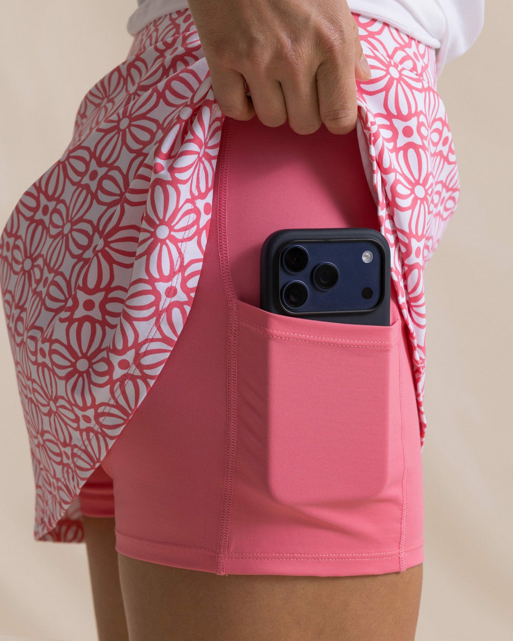 Amber Printed Active Skort Southern Tide Special Offer