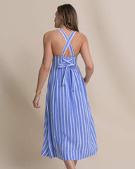 Cinzia Striped Cross Strap Dress Southern Tide Limited Offer