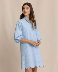Mandy Embroidered Bubble Sleeve Dress Southern Tide Exclusive Deal