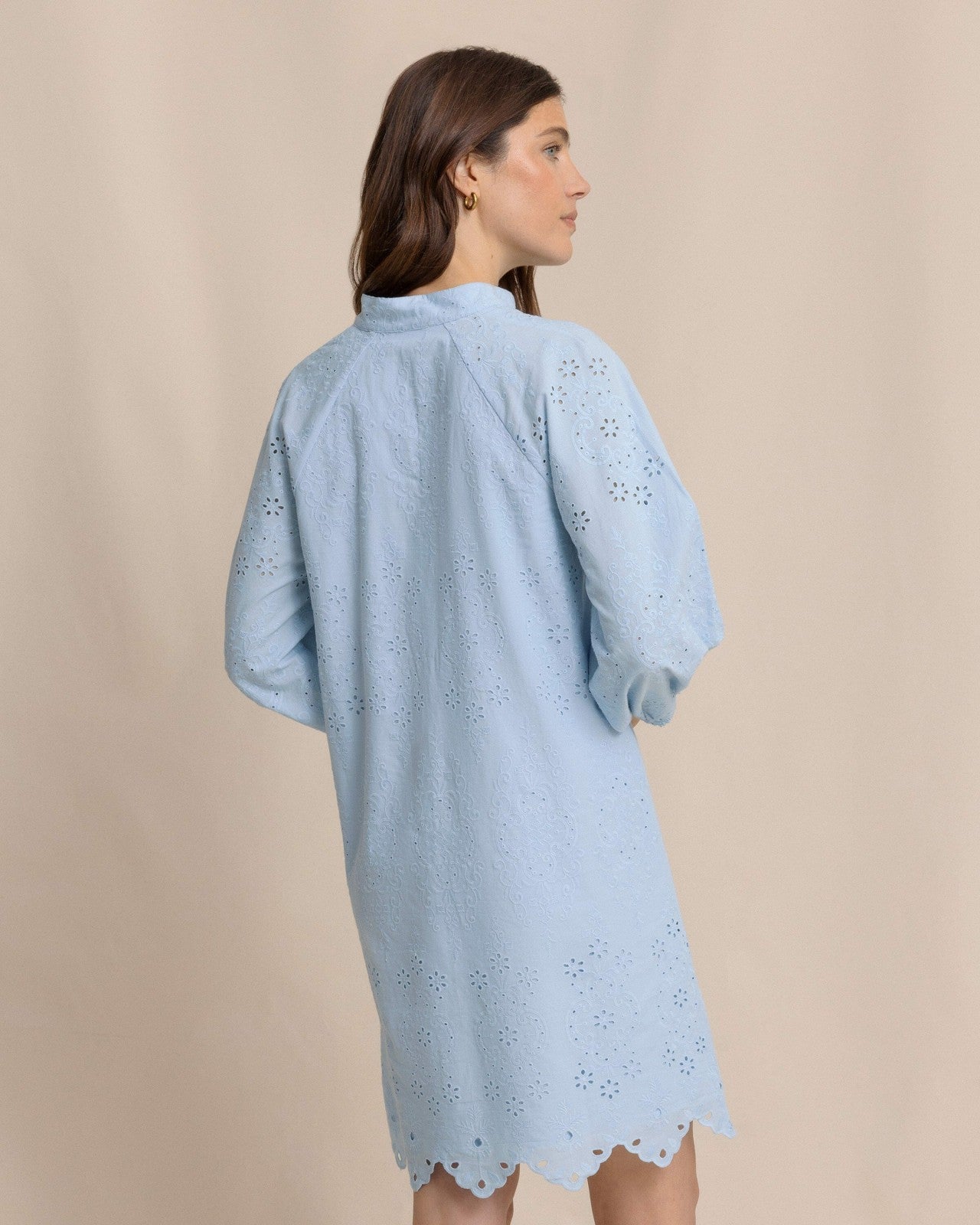 Mandy Embroidered Bubble Sleeve Dress Southern Tide Exclusive Deal