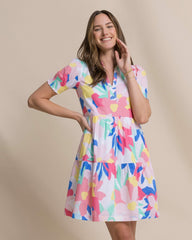 Mina Floral Print Dress Southern Tide Value Deal