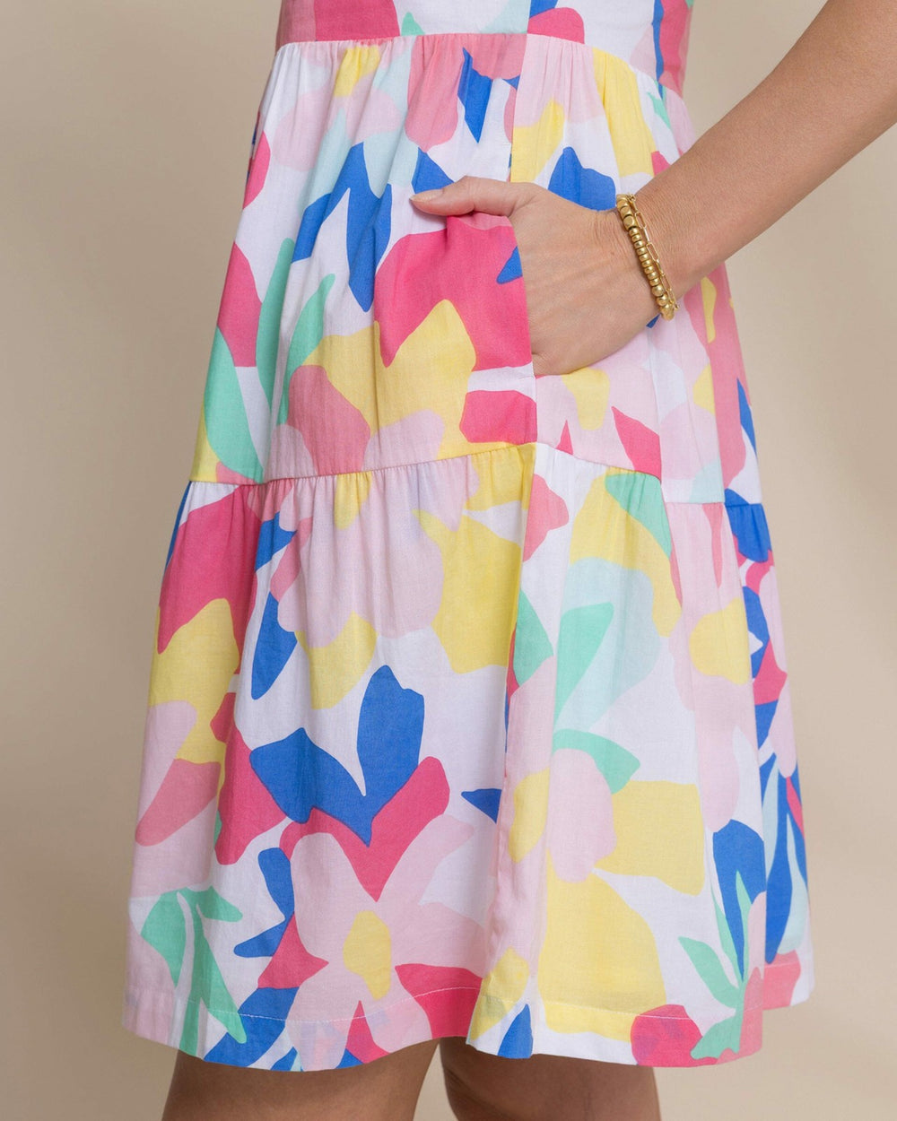 Mina Floral Print Dress Southern Tide Value Deal