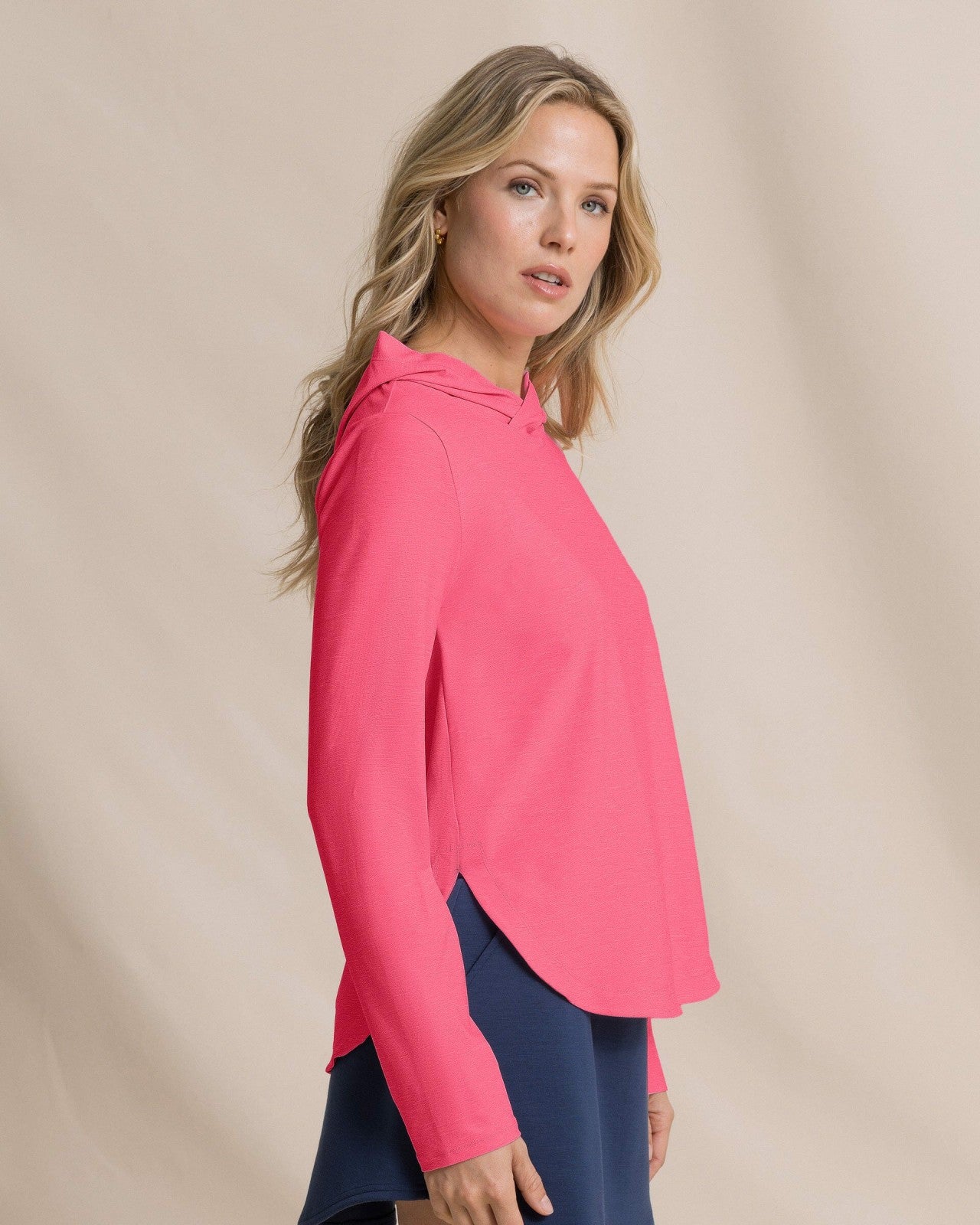 Linley Performance Hoodie - Island Pink Southern Tide Discount