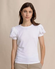 Eileen Ruffle Tee Southern Tide Hot Deal