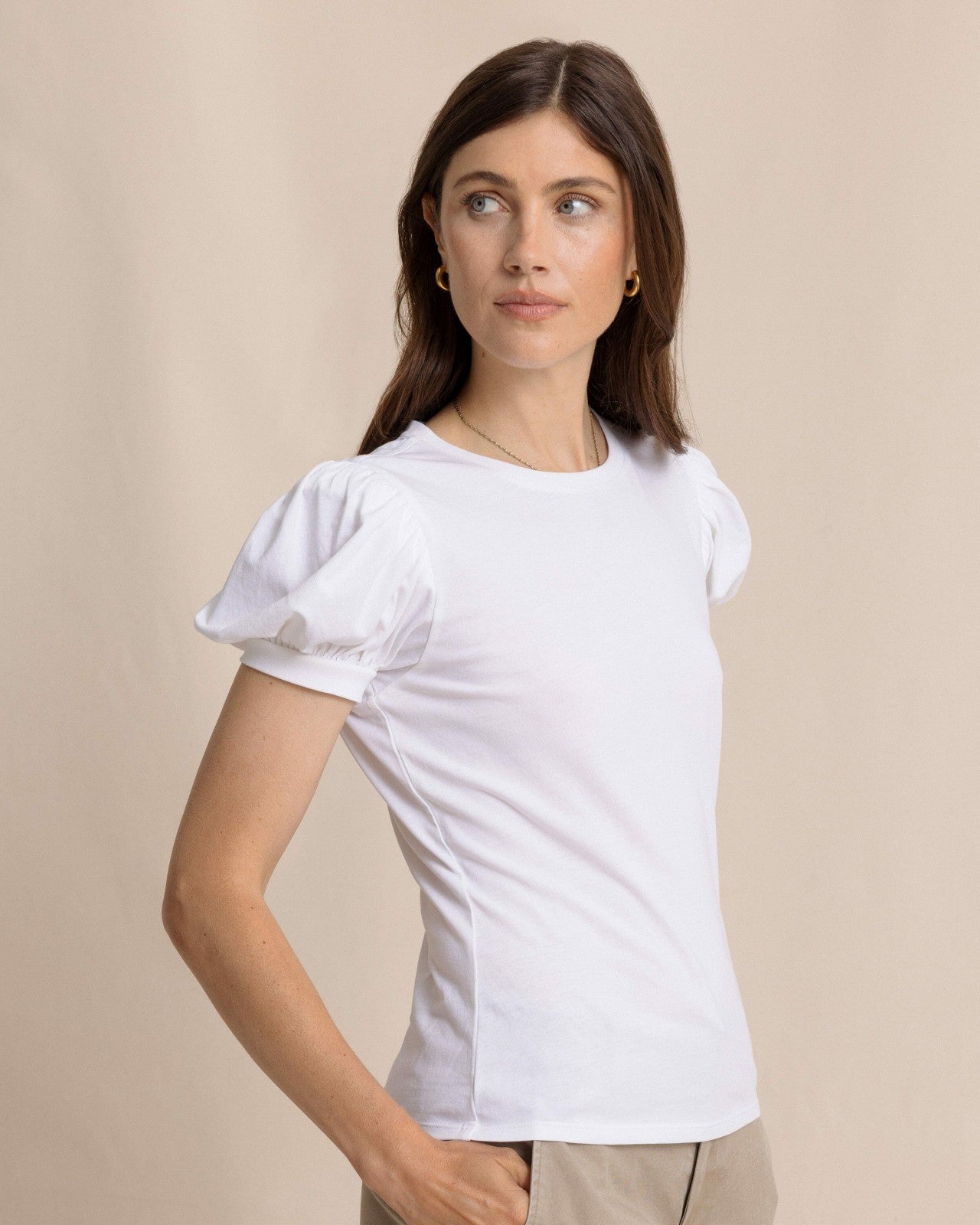 Eileen Ruffle Tee Southern Tide Hot Deal