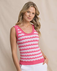 Lucila Sweater Tank - Island Pink Southern Tide Discounted