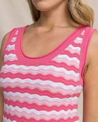Lucila Sweater Tank - Island Pink Southern Tide Discounted
