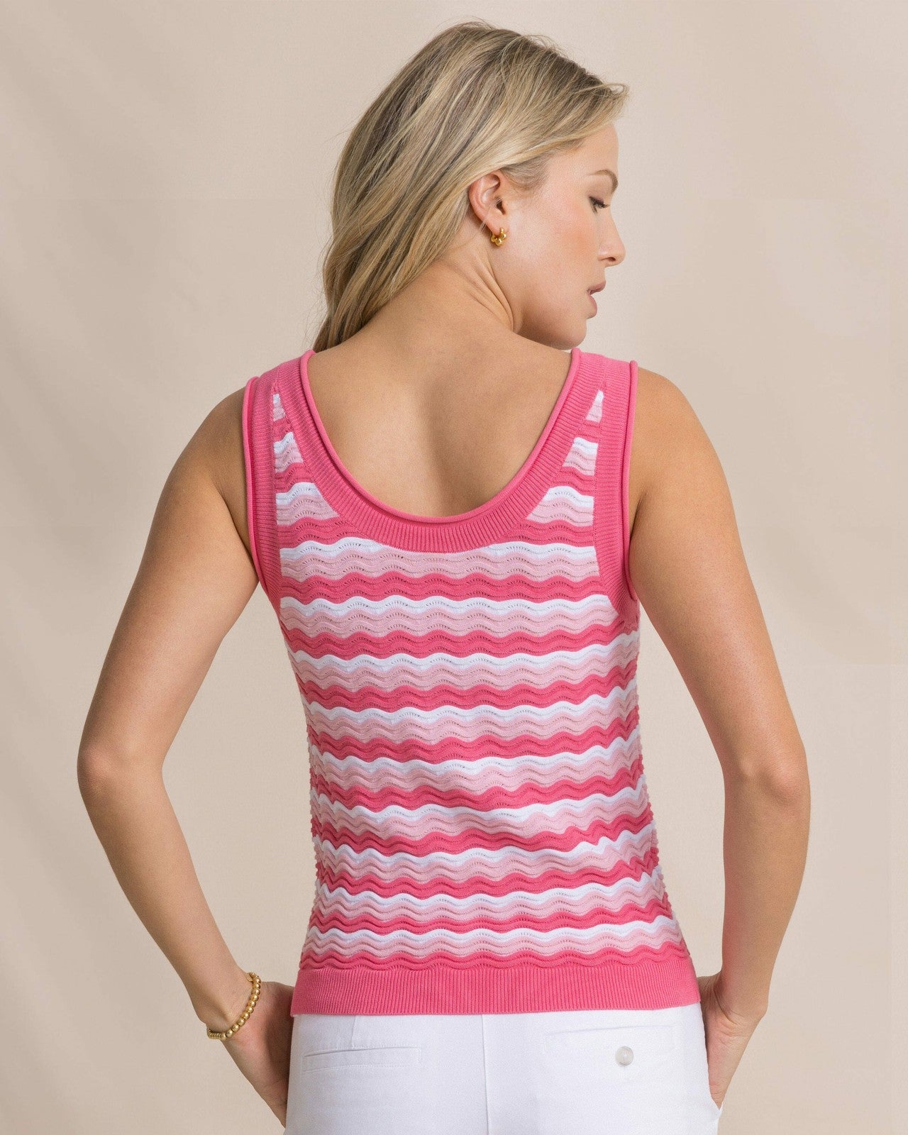 Lucila Sweater Tank - Island Pink Southern Tide Discounted