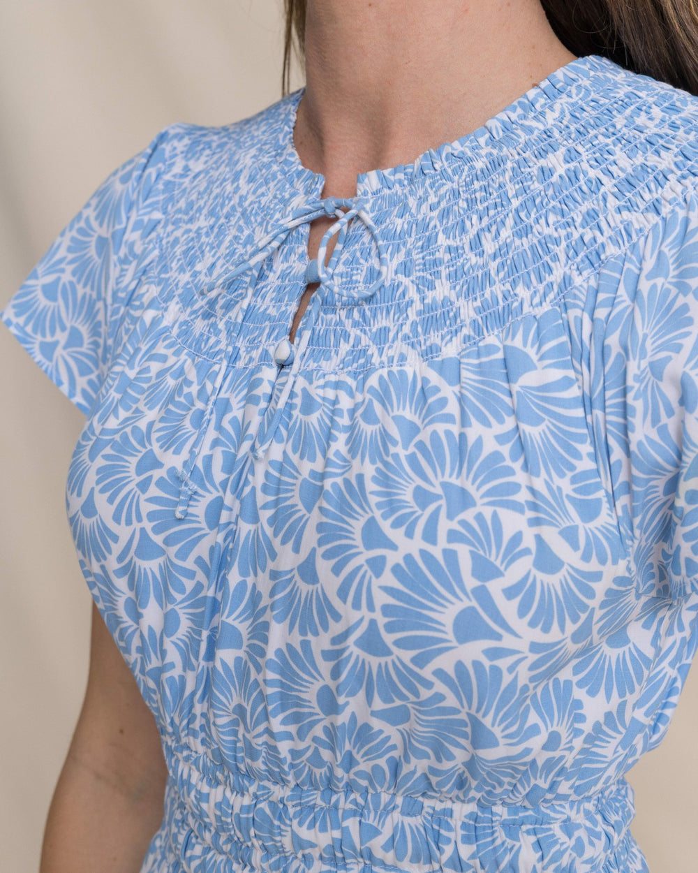 Clementine Flutter Sleeve Midi Dress Southern Tide Value Deal