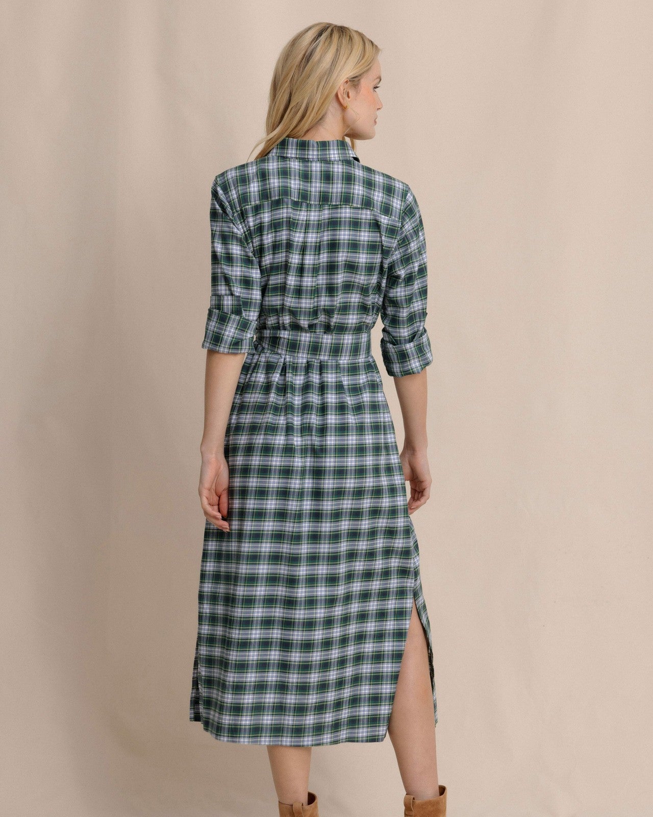 Trista Gordan Tartan Shirt Dress Southern Tide Sale