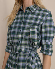Trista Gordan Tartan Shirt Dress Southern Tide Sale