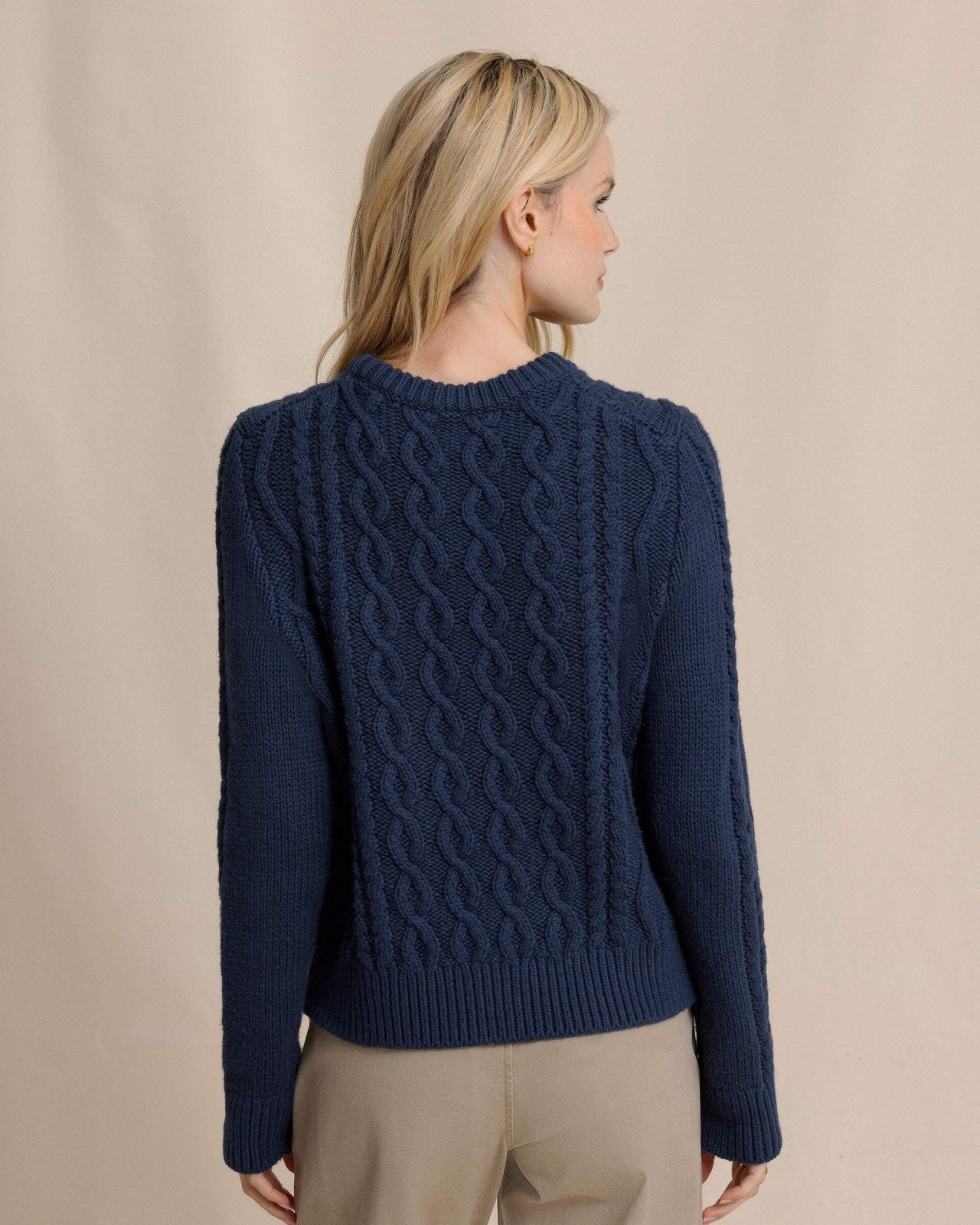 Connie Cable Knit Sweater Southern Tide On Sale