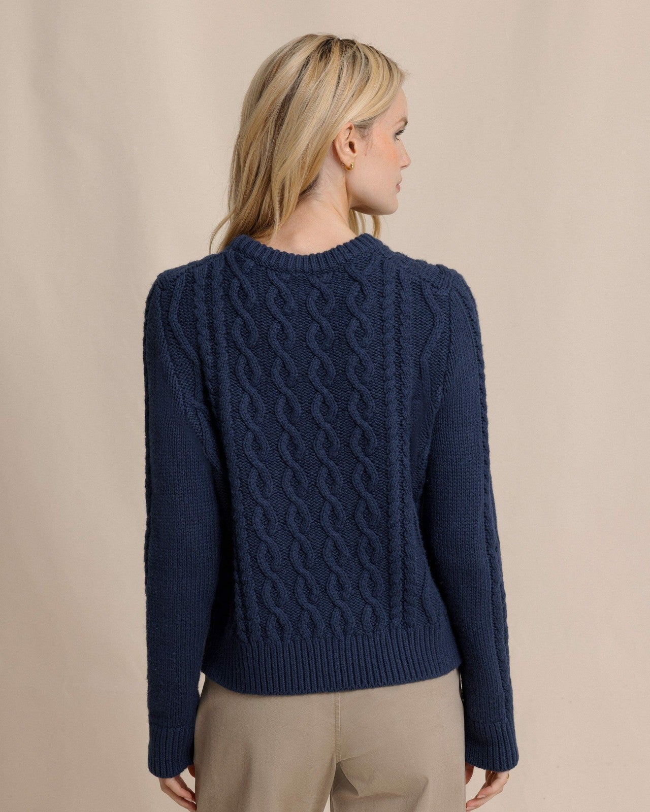 Connie Cable Knit Sweater Southern Tide On Sale