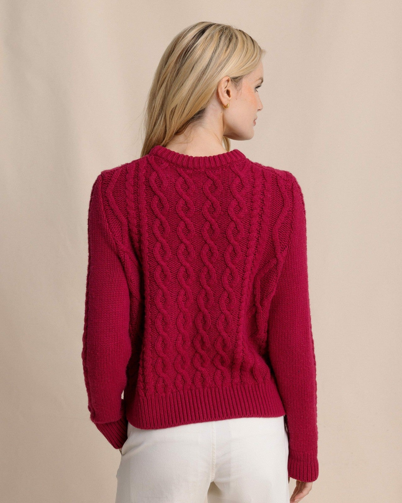 Connie Cable Knit Sweater Southern Tide On Sale