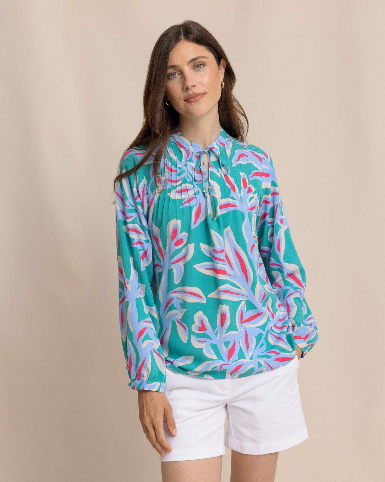Bonni Vintage Gardens Blouse Southern Tide Discount